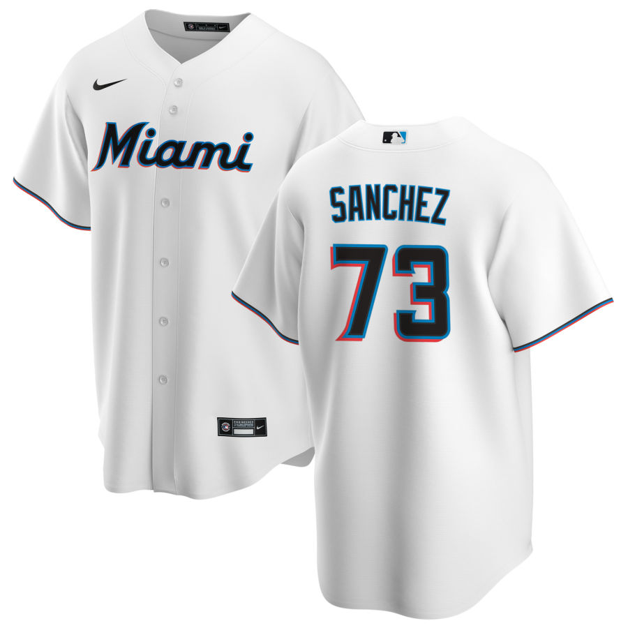 Nike Men #73 Sixto Sanchez Miami Marlins Baseball Jerseys Sale-White